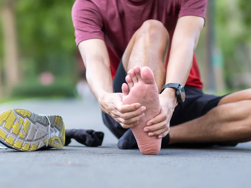 Schomaker Chiropractic Clinic treating plantar fasciitis in Elk River